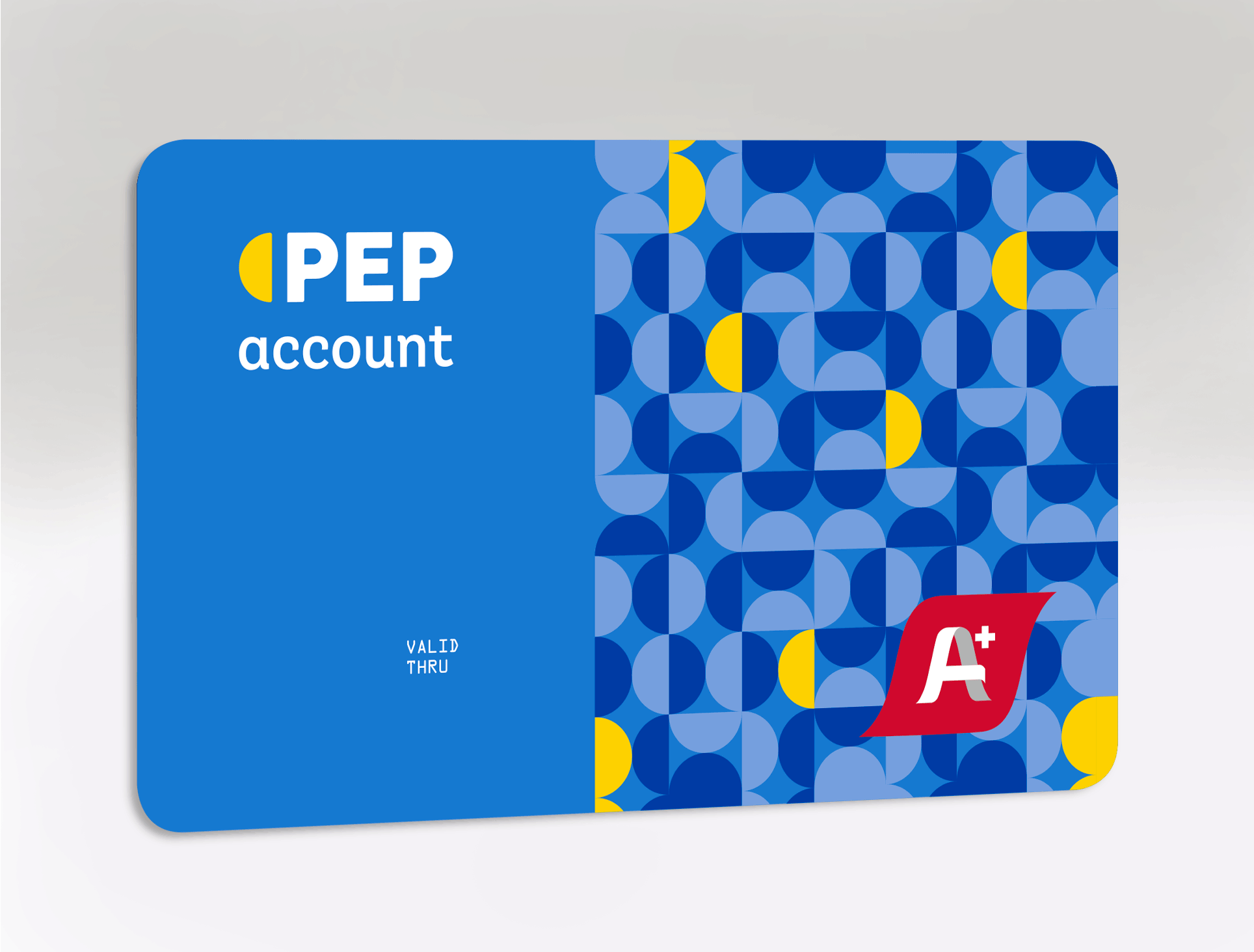 Pep Account card